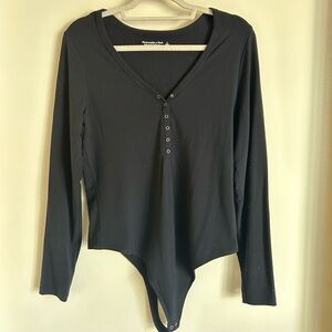 Abercrombie Henley Cotton Bodysuit